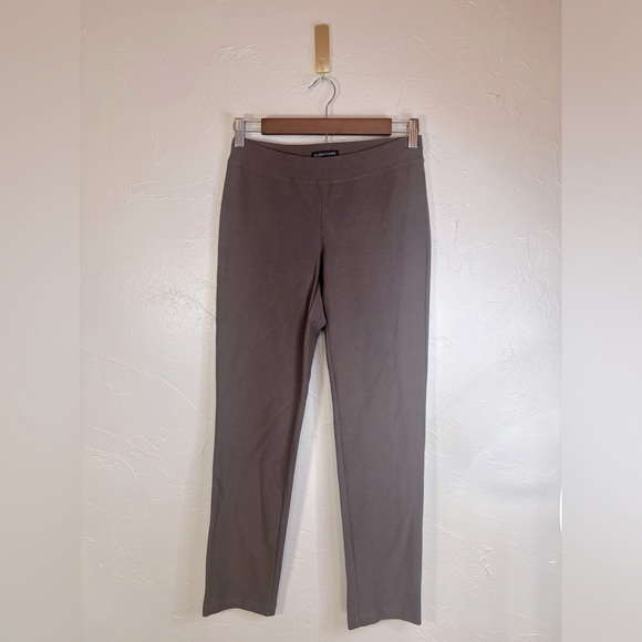 EILEEN‎ FISHER Women's Stretch Crepe Slim Ankle Pant Grove Brown XXS Small - Picture 5 of 16